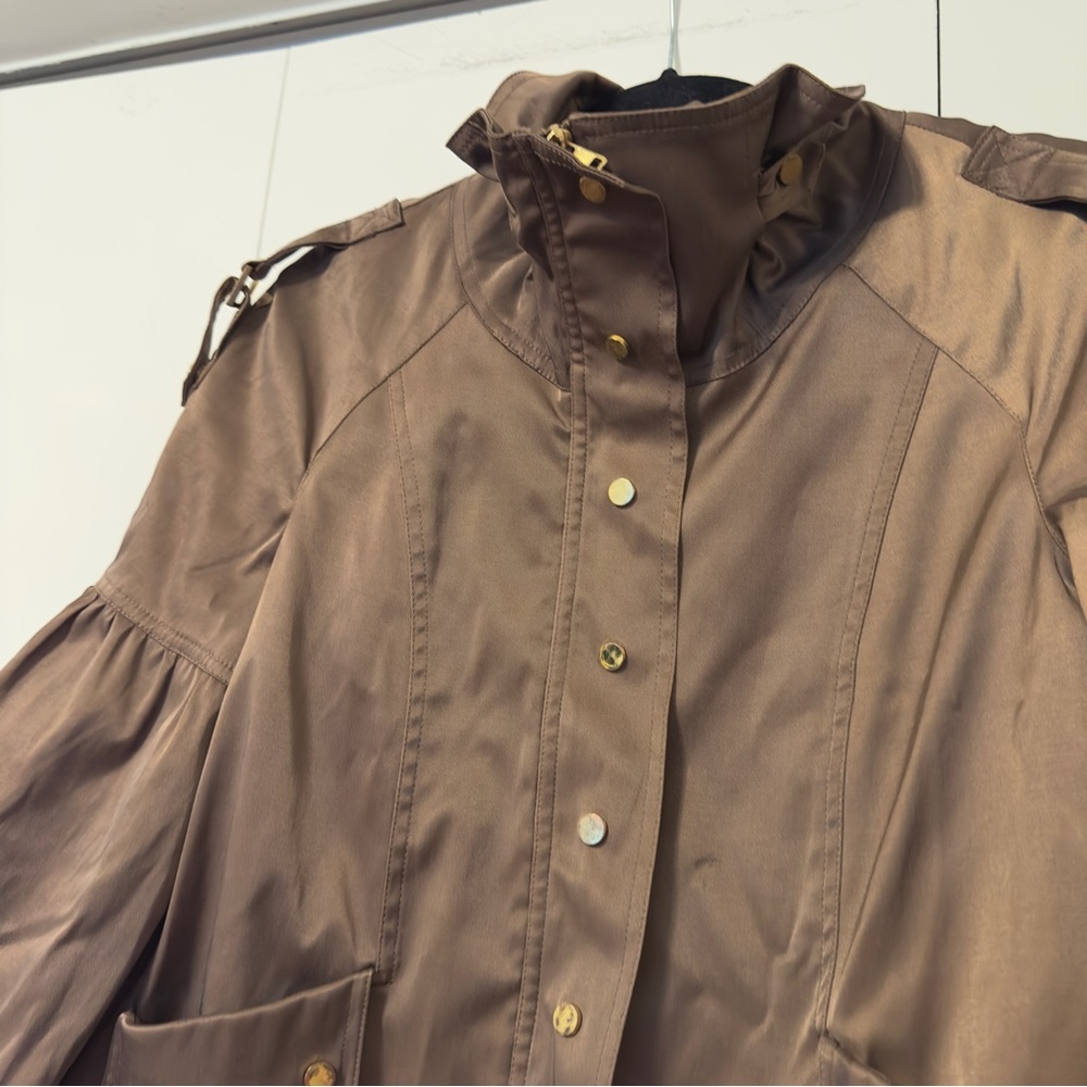 Cache 3/4 Sleeve Utility Jacket | Brown - Picture 2 of 8